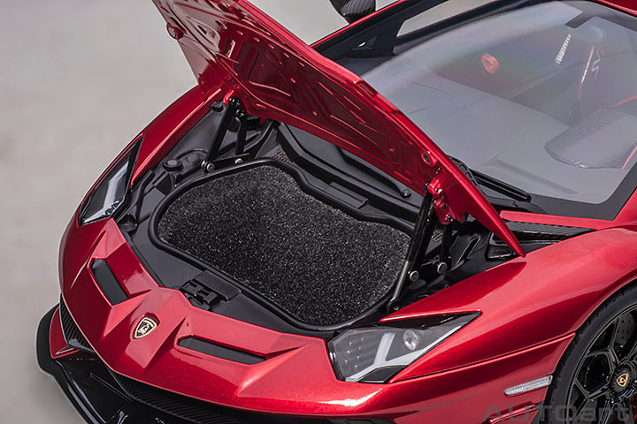 79177 LAMBORGHINI AVENTADOR SVJ (ROSSO EFESTO/METALLIC RED)