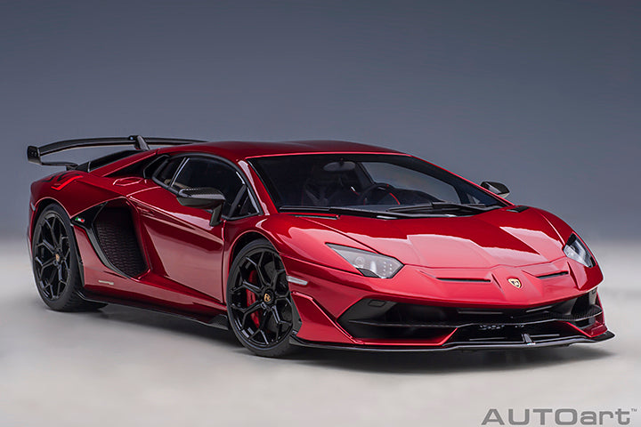 79177 LAMBORGHINI AVENTADOR SVJ (ROSSO EFESTO/METALLIC RED)
