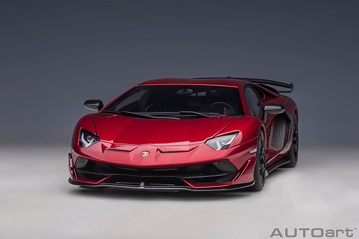 79177 LAMBORGHINI AVENTADOR SVJ (ROSSO EFESTO/METALLIC RED)