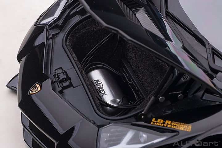 79184 LIBERTY WALK LB-WORKS LAMBORGHINI AVENTADOR LIMITED EDITION (GLOSS BLACK/GOLD ACCENTS)