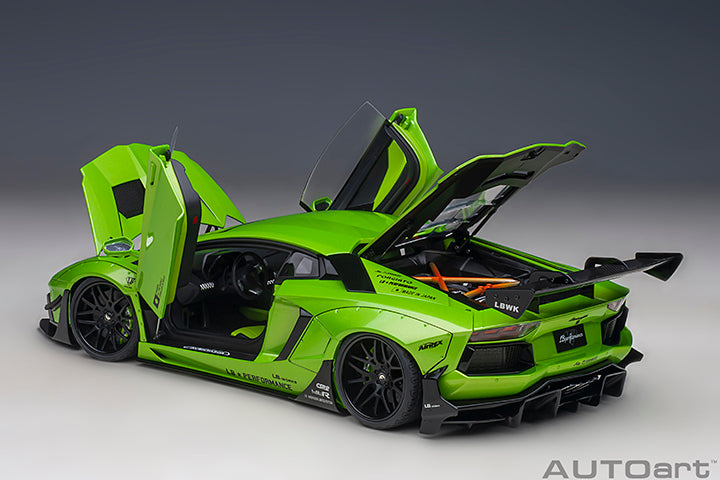 79243 LIBERTY WALK LB-WORKS LAMBORGHINI AVENTADOR LIMITED EDITION (PEARL GREEN)