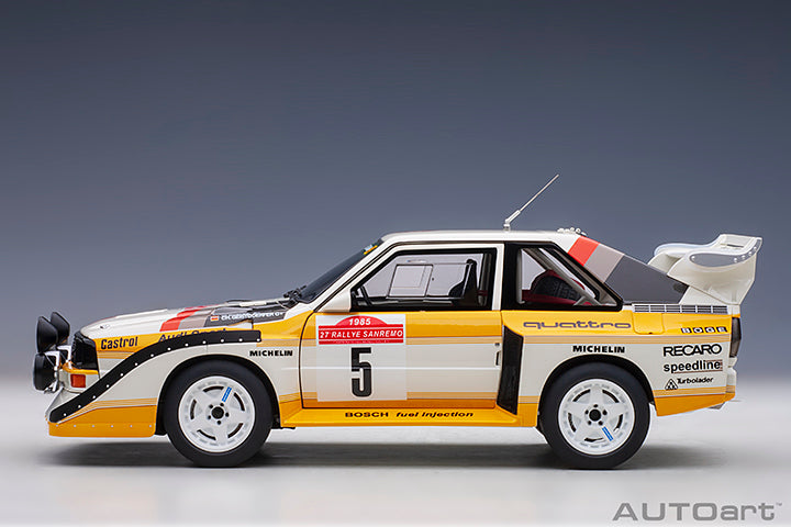 88503 AUDI QUATTRO S1 RALLY SAN REMO 1985 WINNER W. RöHRL/C. GEISTDöRFER #5