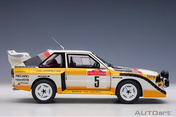 88503 AUDI QUATTRO S1 RALLY SAN REMO 1985 WINNER W. RöHRL/C. GEISTDöRFER #5