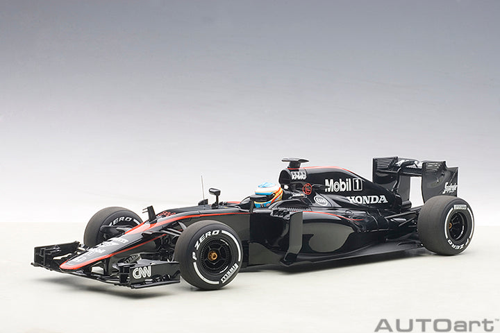 18121 McLAREN MP4-30 F1 2015 (BARCELONA/SPAIN) F.ALONSO #14 (WITH DRIVER FIGURINE FITTED IN COCKPIT)