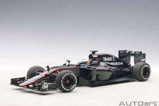 18121 McLAREN MP4-30 F1 2015 (BARCELONA/SPAIN) F.ALONSO #14 (WITH DRIVER FIGURINE FITTED IN COCKPIT)