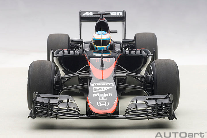 18121 McLAREN MP4-30 F1 2015 (BARCELONA/SPAIN) F.ALONSO #14 (WITH DRIVER FIGURINE FITTED IN COCKPIT)
