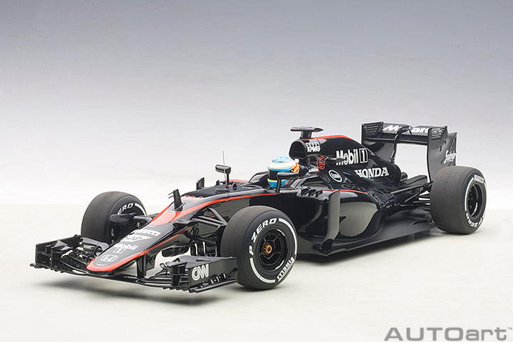 18121 McLAREN MP4-30 F1 2015 (BARCELONA/SPAIN) F.ALONSO #14 (WITH DRIVER FIGURINE FITTED IN COCKPIT)