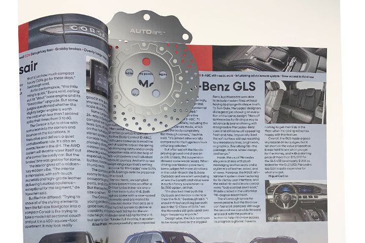 45526 BRAKE DISC BOOKMARK (STAINLESS STEEL)