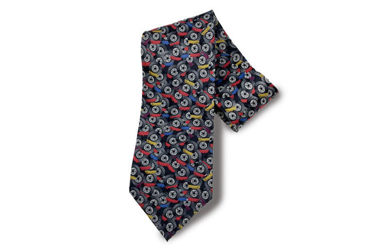 45591 SILK TIE (BRAKE DISC PATTERN)