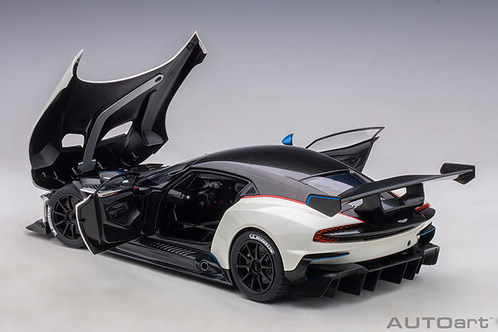 70261 ASTON MARTIN VULCAN (STRATUS WHITE W/ BLUE &amp; RED STRIPES)
