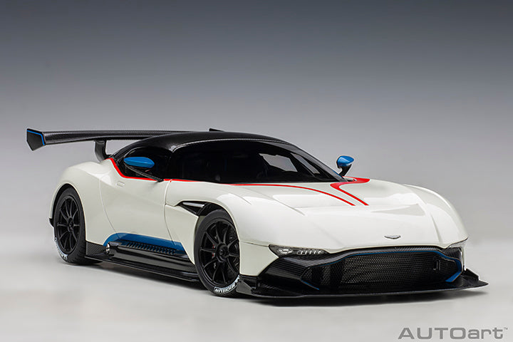70261 ASTON MARTIN VULCAN (STRATUS WHITE W/ BLUE &amp; RED STRIPES)