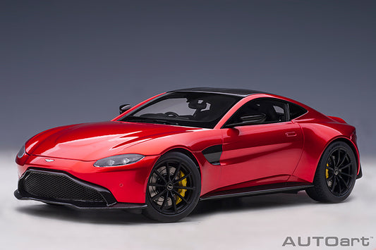 70277 ASTON MARTIN VANTAGE 2019 (HYPER RED/CARBON BLACK ROOF)