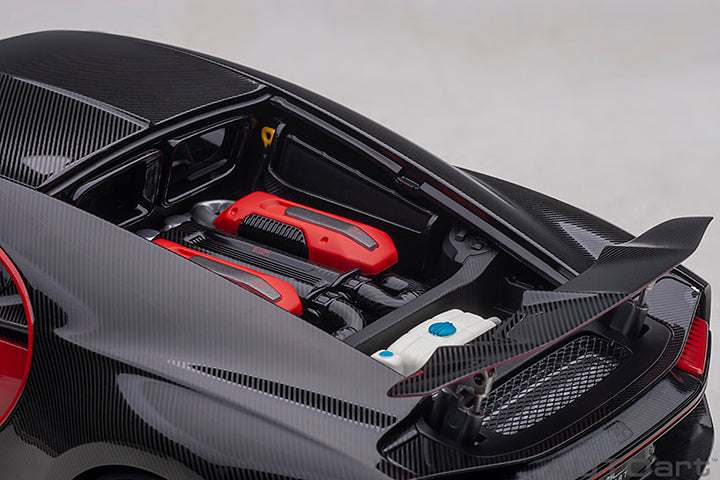 70966 BUGATTI CHIRON SPORT 2019 (ITALIAN RED/CARBON)