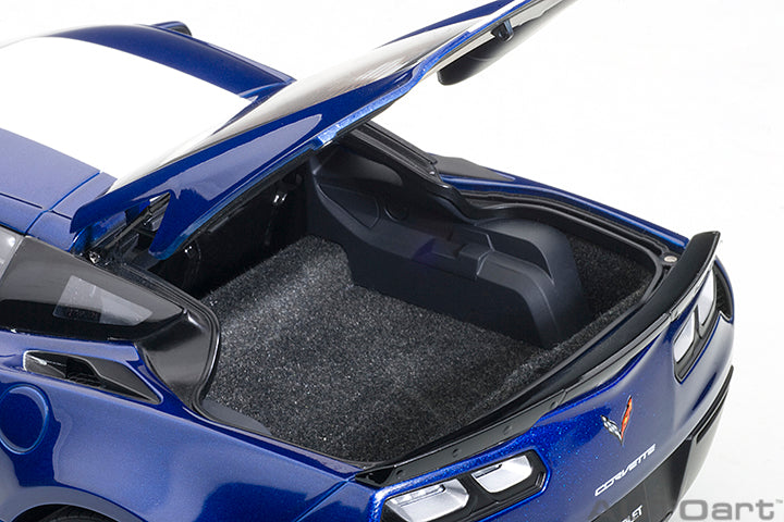 71275 CHEVROLET CORVETTE GRAND SPORT (ADMIRAL BLUE/WHITE STRIPES/RED FENDER HASH MARKS)