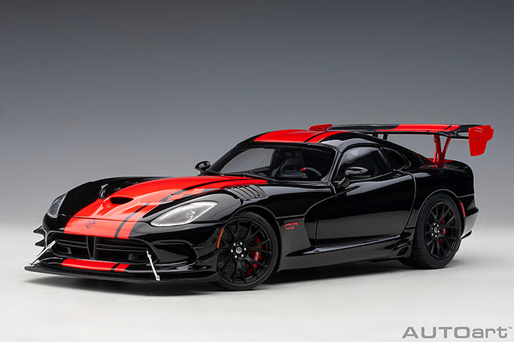 71732 DODGE VIPER 1:28 EDITION ACR 2017 (VENOM BLACK W/ RED STRIPES)