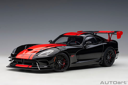 71732 DODGE VIPER 1:28 EDITION ACR 2017 (VENOM BLACK W/ RED STRIPES)