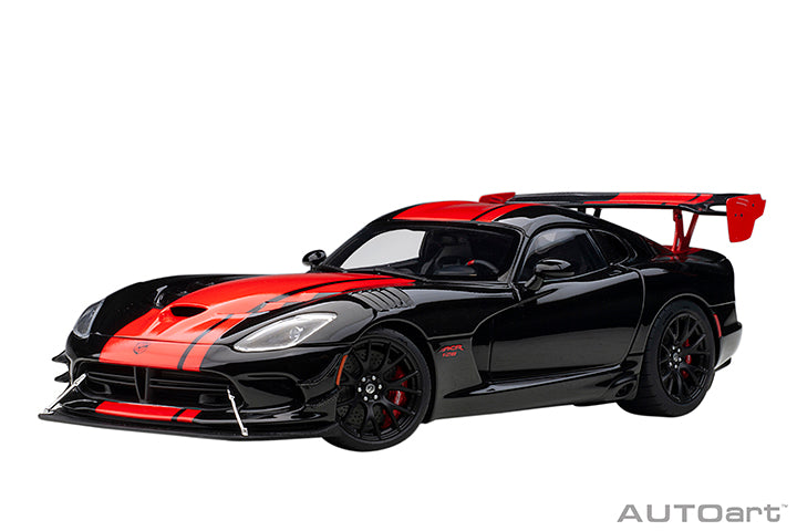 71732 DODGE VIPER 1:28 EDITION ACR 2017 (VENOM BLACK W/ RED STRIPES)