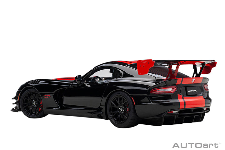 71732 DODGE VIPER 1:28 EDITION ACR 2017 (VENOM BLACK W/ RED STRIPES)