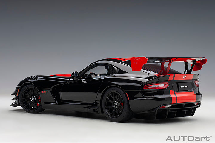 71732 DODGE VIPER 1:28 EDITION ACR 2017 (VENOM BLACK W/ RED STRIPES)