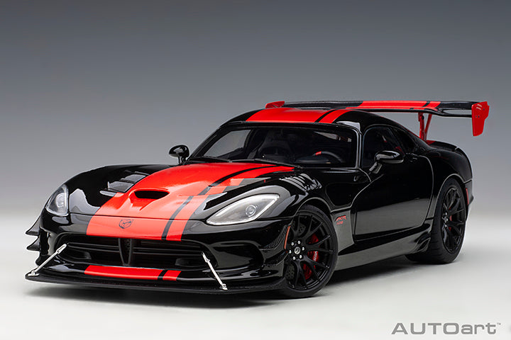 71732 DODGE VIPER 1:28 EDITION ACR 2017 (VENOM BLACK W/ RED STRIPES)