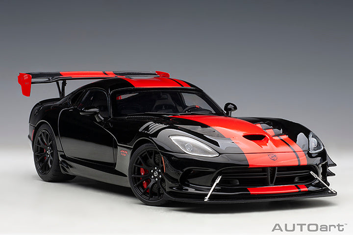 71732 DODGE VIPER 1:28 EDITION ACR 2017 (VENOM BLACK W/ RED STRIPES)