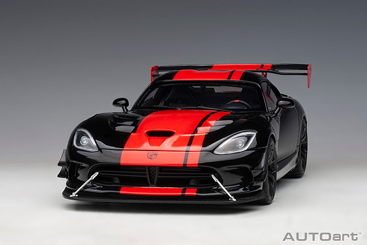71732 DODGE VIPER 1:28 EDITION ACR 2017 (VENOM BLACK W/ RED STRIPES)