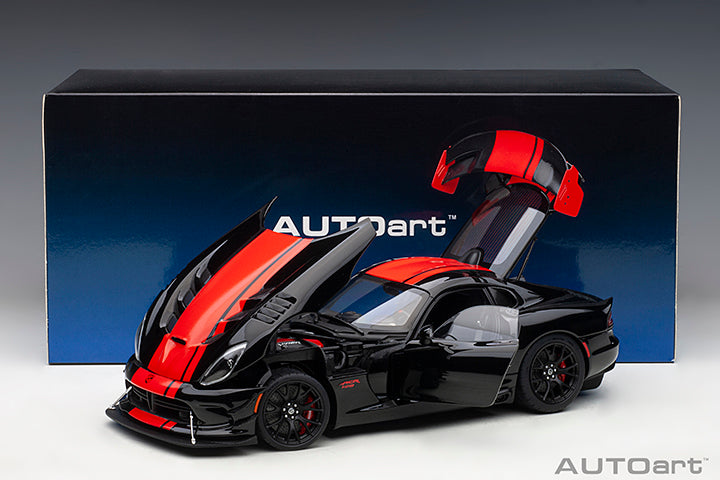 71732 DODGE VIPER 1:28 EDITION ACR 2017 (VENOM BLACK W/ RED STRIPES)