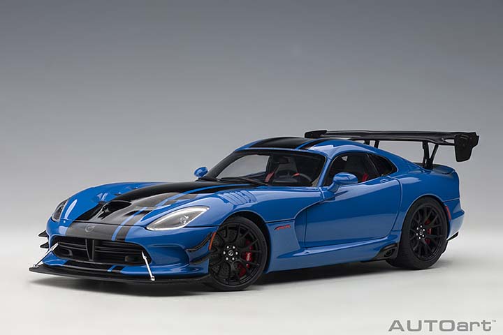 71734  DODGE VIPER ACR 2017 (COMPETITION BLUE W/ BLACK STRIPES)