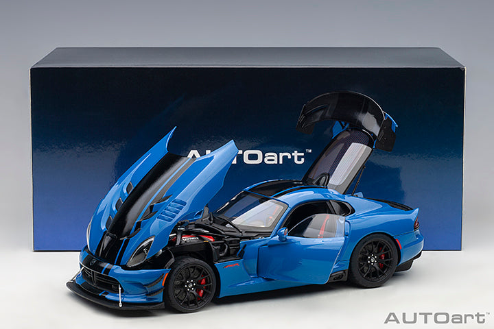 71734  DODGE VIPER ACR 2017 (COMPETITION BLUE W/ BLACK STRIPES)