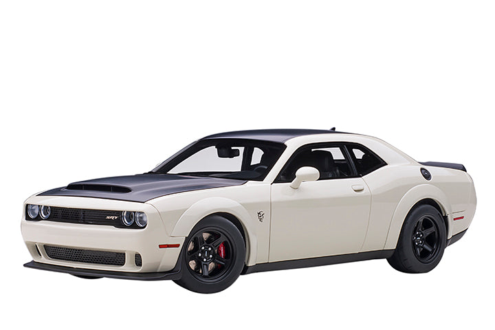 71746 DODGE CHALLENGER SRT DEMON (KNUCKLE WHITE/SATIN BLACK GRAPHIC PACKAGE)