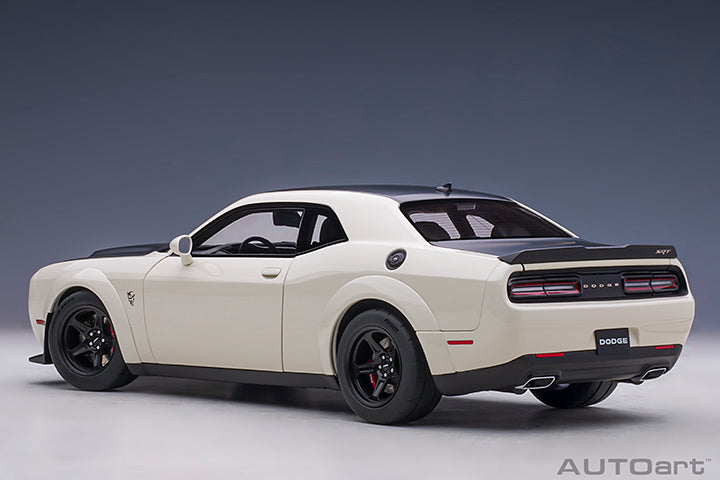71746 DODGE CHALLENGER SRT DEMON (KNUCKLE WHITE/SATIN BLACK GRAPHIC PACKAGE)