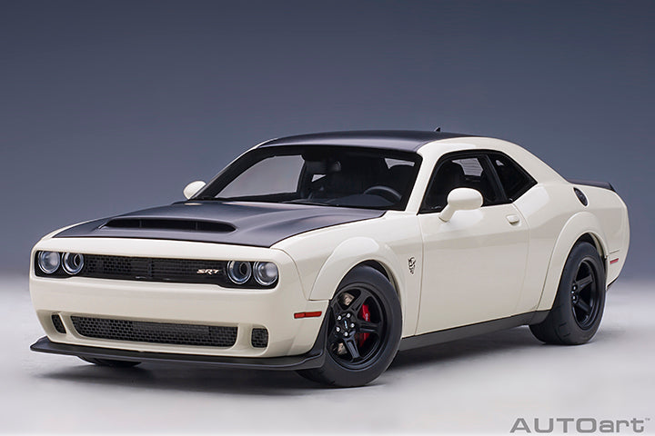 71746 DODGE CHALLENGER SRT DEMON (KNUCKLE WHITE/SATIN BLACK GRAPHIC PACKAGE)