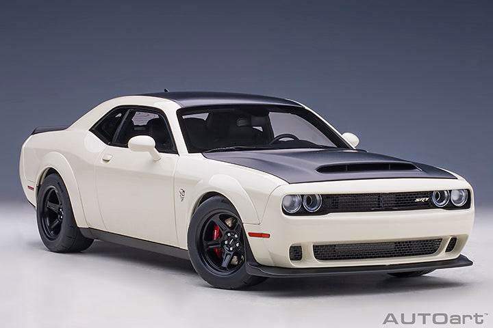 71746 DODGE CHALLENGER SRT DEMON (KNUCKLE WHITE/SATIN BLACK GRAPHIC PACKAGE)