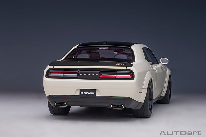 71746 DODGE CHALLENGER SRT DEMON (KNUCKLE WHITE/SATIN BLACK GRAPHIC PACKAGE)