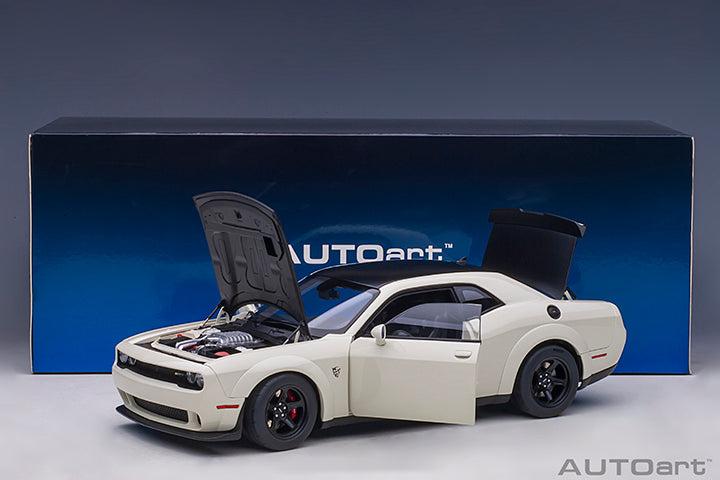 71746 DODGE CHALLENGER SRT DEMON (KNUCKLE WHITE/SATIN BLACK GRAPHIC PACKAGE)