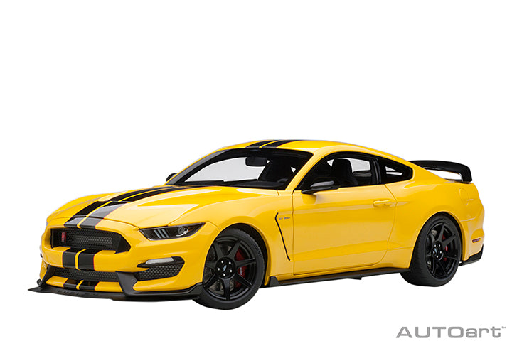 72932 FORD SHELBY GT-350R (TRIPLE YELLOW W/ BLACK STRIPES)