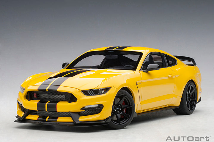 72932 FORD SHELBY GT-350R (TRIPLE YELLOW W/ BLACK STRIPES)