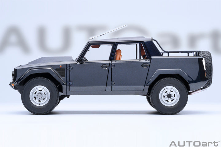 74552 LAMBORGHINI LM002 (BLU ACAPULCO METALLIC/METALLIC BLUE)