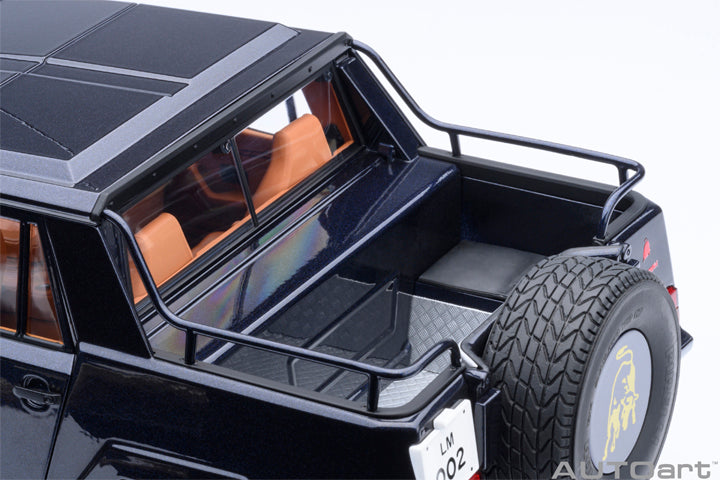 74552 LAMBORGHINI LM002 (BLU ACAPULCO METALLIC/METALLIC BLUE)