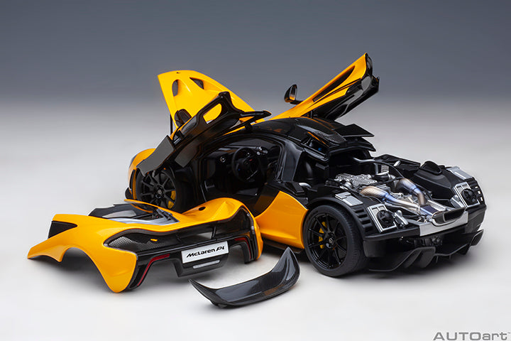 76067 1/18 McLAREN P1 (VOLCANO YELLOW W/ YELLOW/BLACK INTERIOR)