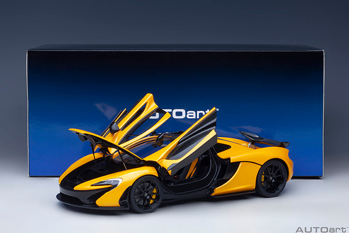 76067 1/18 McLAREN P1 (VOLCANO YELLOW W/ YELLOW/BLACK INTERIOR)