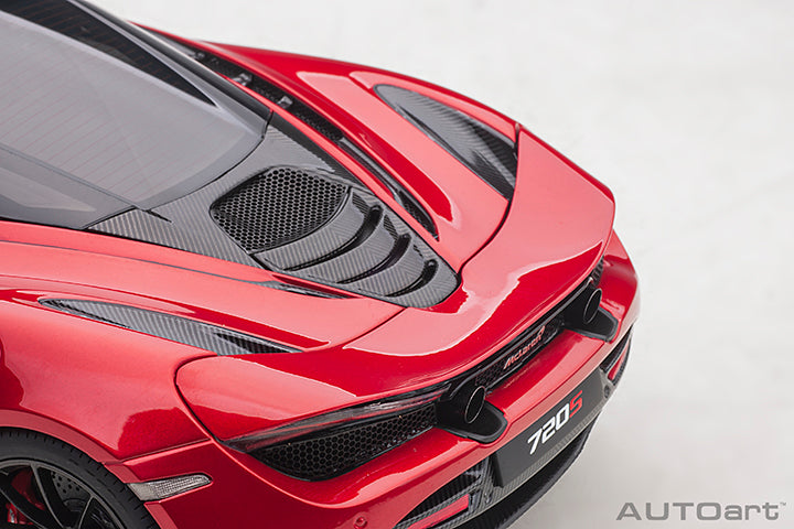 76072 1/18 McLAREN 720S (MEMPHIS RED/METALLIC RED)