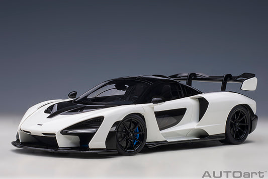 76075 1/18 McLAREN SENNA (VISION PURE/WHITE)