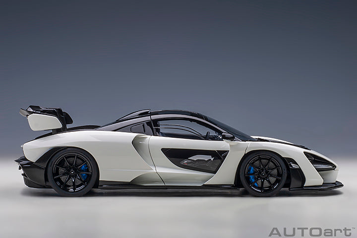 76075 1/18 McLAREN SENNA (VISION PURE/WHITE)