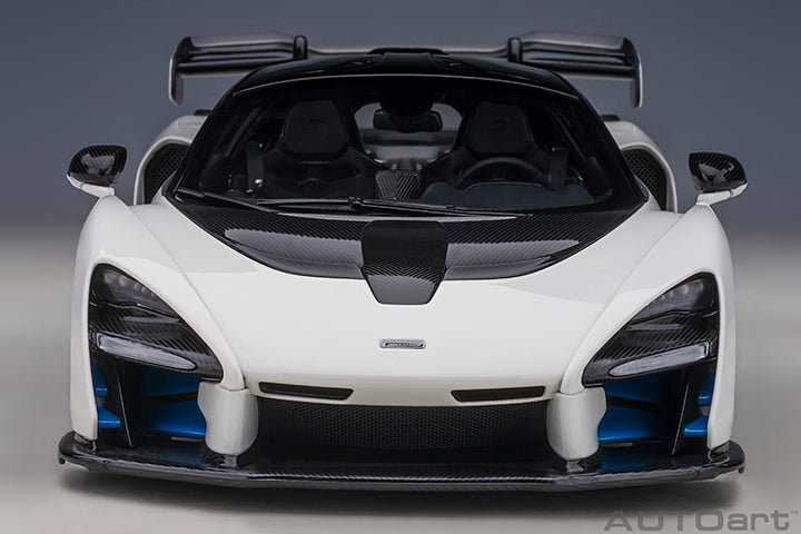 76075 1/18 McLAREN SENNA (VISION PURE/WHITE)