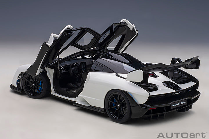 76075 1/18 McLAREN SENNA (VISION PURE/WHITE)