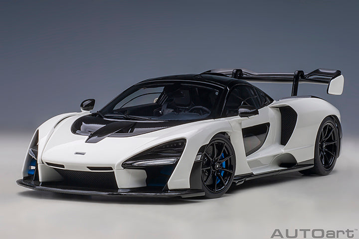 76075 1/18 McLAREN SENNA (VISION PURE/WHITE)
