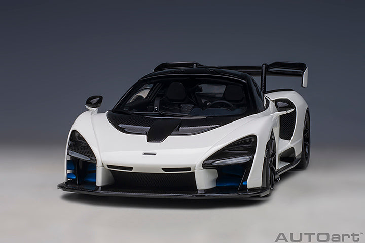 76075 1/18 McLAREN SENNA (VISION PURE/WHITE)