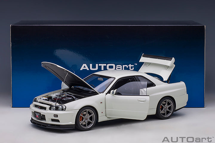 77406 NISSAN SKYLINE GT-R (R34) V-SPEC II (WHITE PEARL)