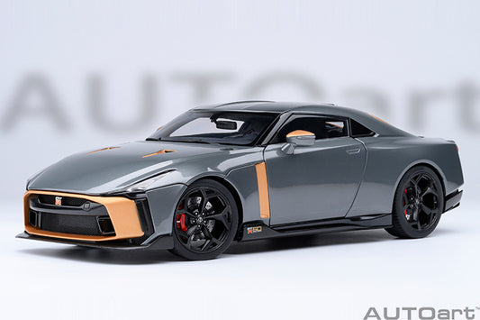 77510 NISSAN GT-R50 BY ITALDESIGN (GREY / GOLD)
